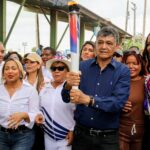 La Antorcha de los Juegos Centroamericanos y del Caribe 2026 recorre Santo Domingo Oeste con el respaldo de la OMSA